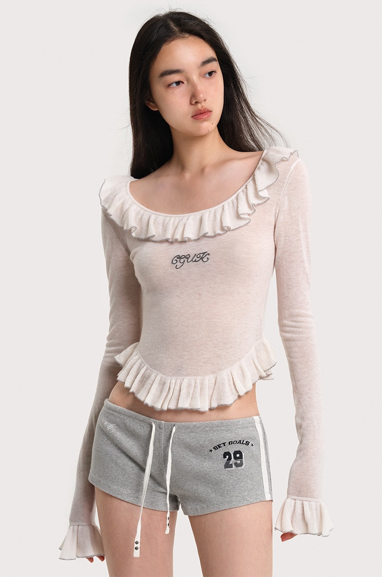 100% SHEEP WOOL SLIM FIT TOP