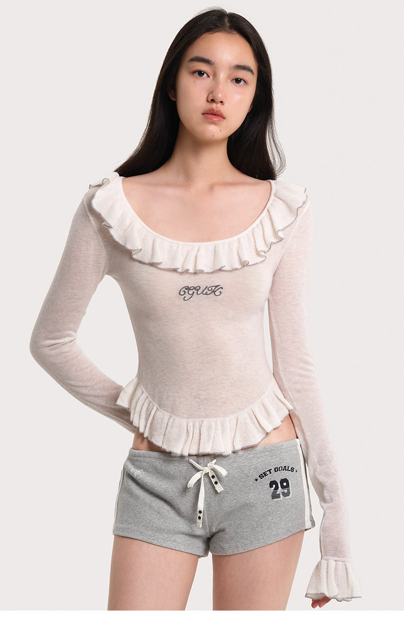 100% SHEEP WOOL SLIM FIT TOP