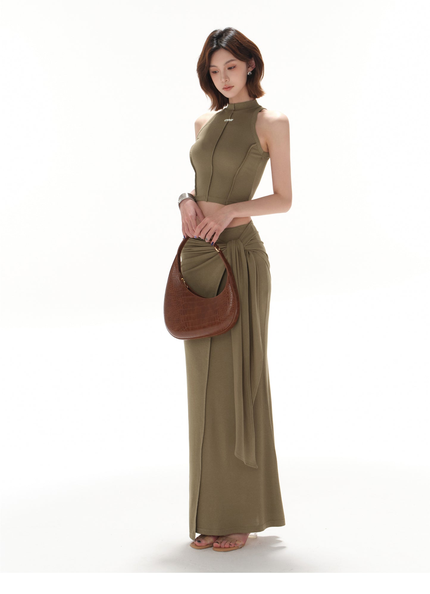 HIGH-END SLIM Y2K TWO-PIECE DRESS