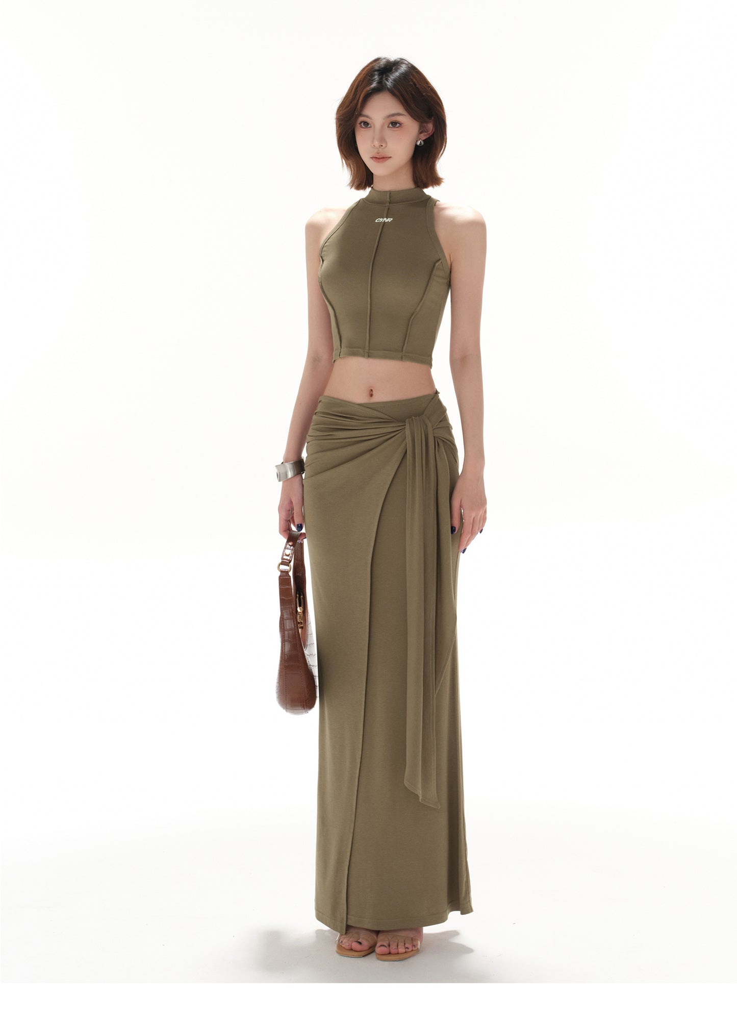 HIGH-END SLIM Y2K TWO-PIECE DRESS