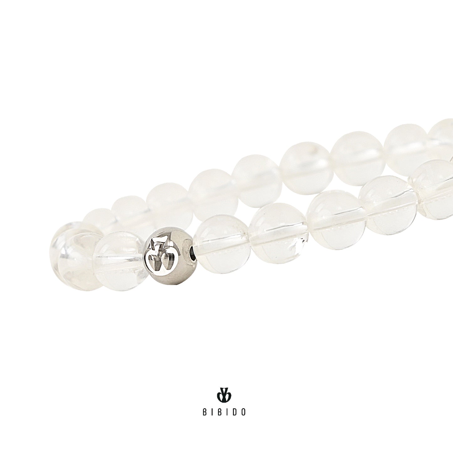 CLEAR QUARTZ BRACELET 8MM