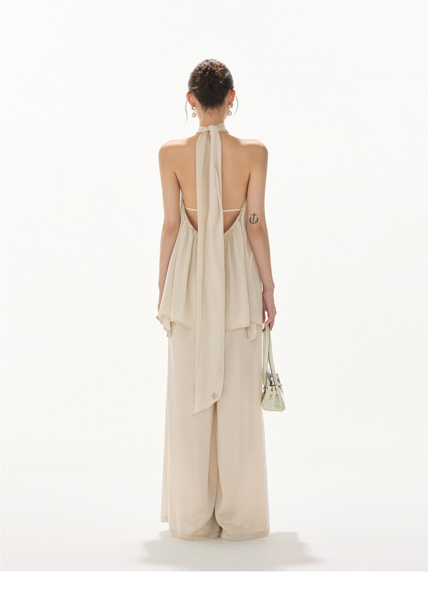 OLD MONEY STYLE ELEGANT SATIN SET UP