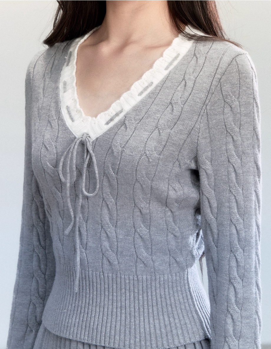 CLASSIC WAIST SWEATER DRESS SET