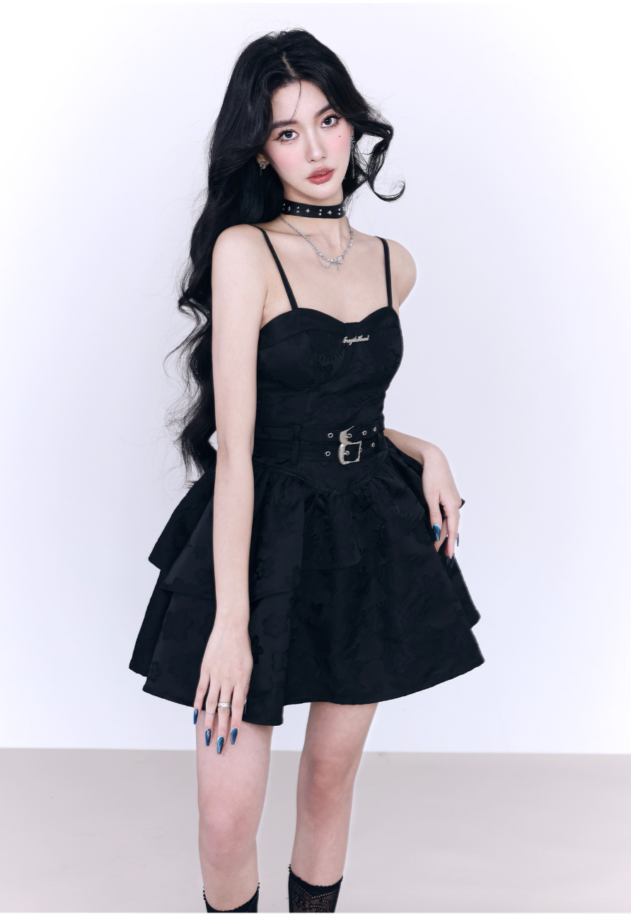 ROCKBABE JACQUARD DRESS