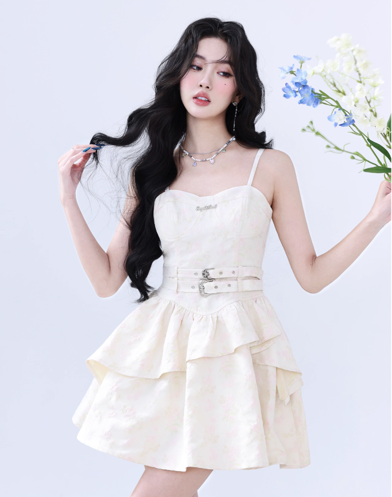 ROCKBABE JACQUARD DRESS