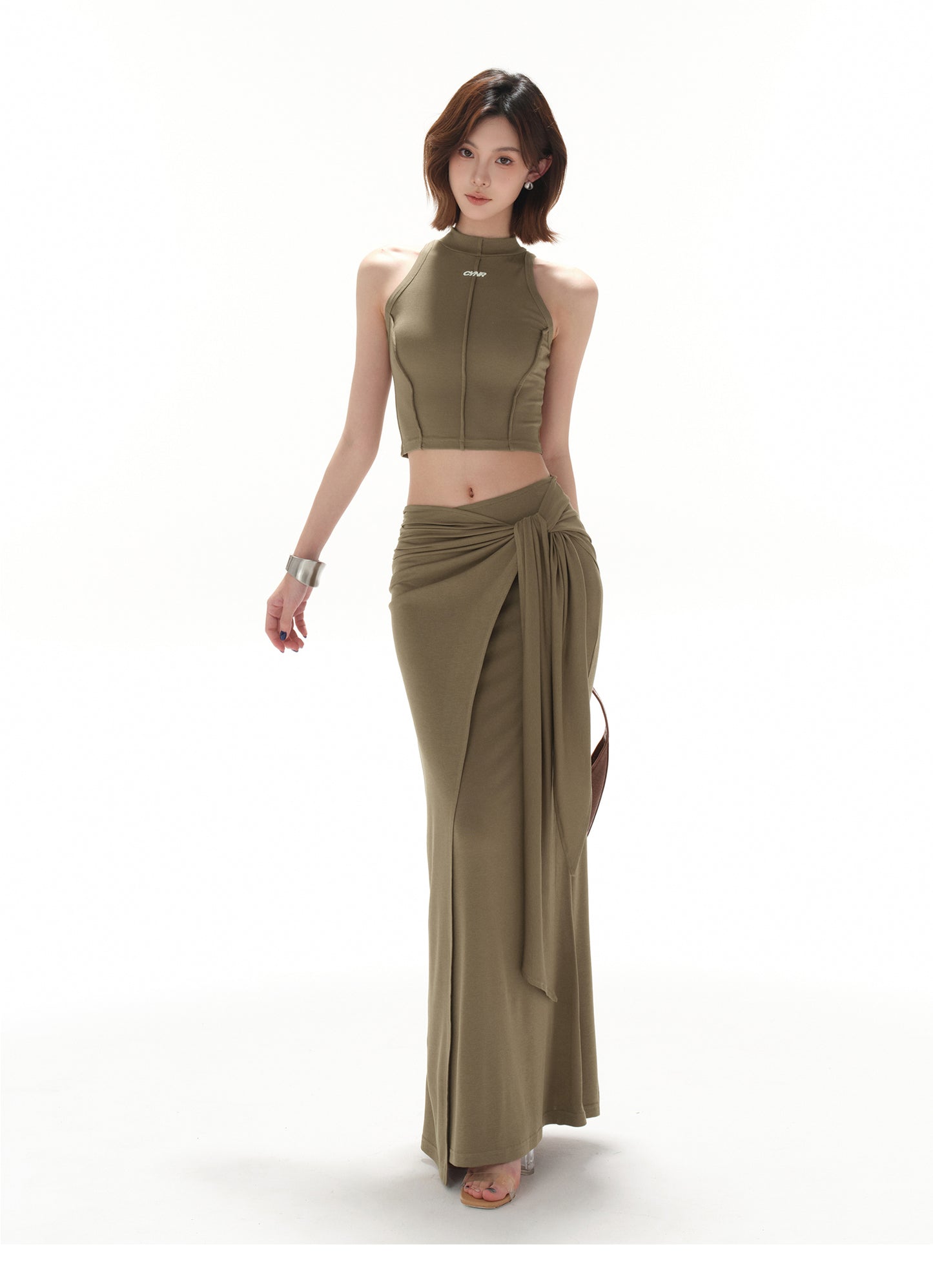HIGH-END SLIM Y2K TWO-PIECE DRESS