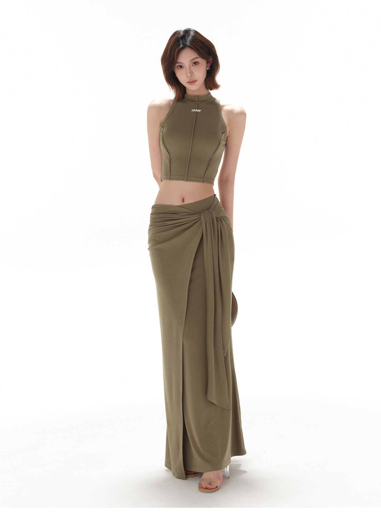 HIGH-END SLIM Y2K TWO-PIECE DRESS