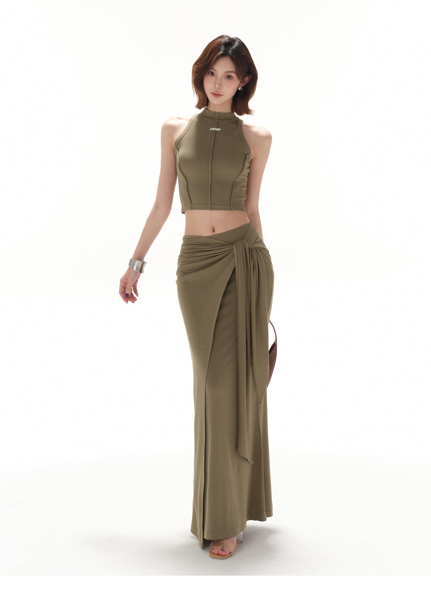 HIGH-END SLIM Y2K TWO-PIECE DRESS