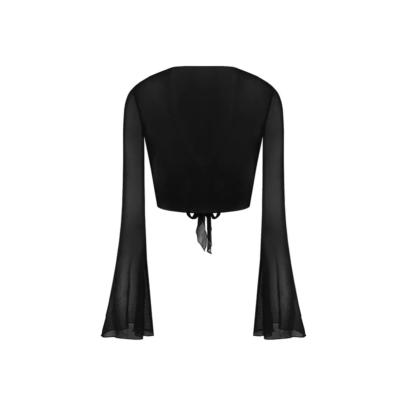 S-15 / LAPE MESH TOP & MINI SKIRT