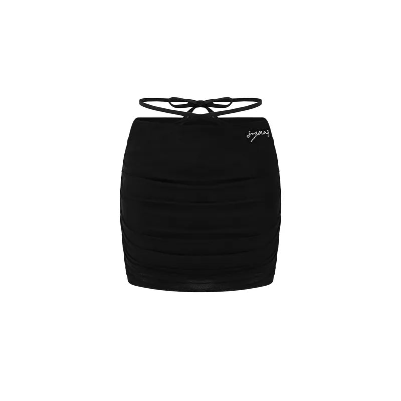 S-15 / LAPE MESH TOP & MINI SKIRT