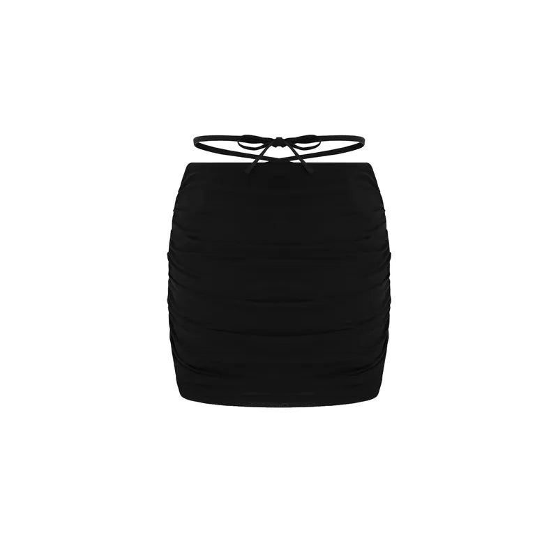S-15 / LAPE MESH TOP & MINI SKIRT