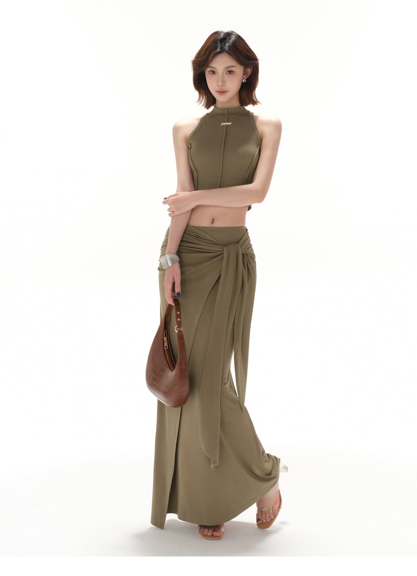 HIGH-END SLIM Y2K TWO-PIECE DRESS