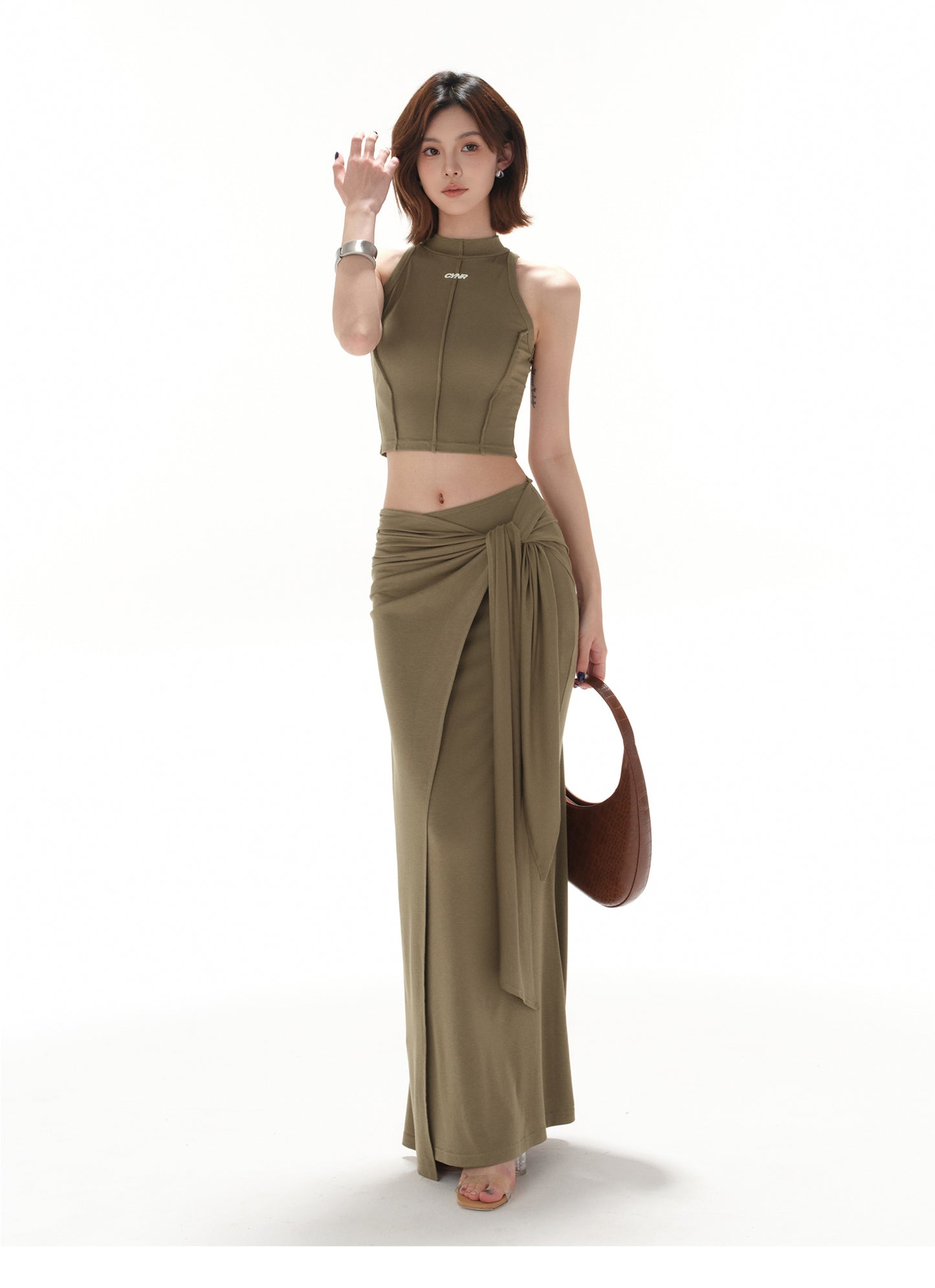 HIGH-END SLIM Y2K TWO-PIECE DRESS