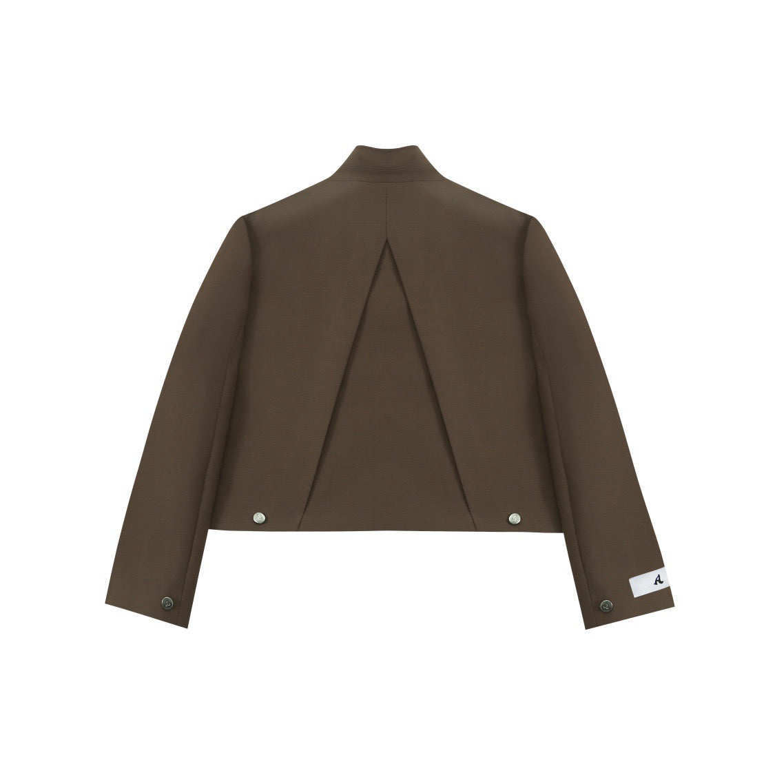 INVERTED V BACK JACKET BLACK/BROWN