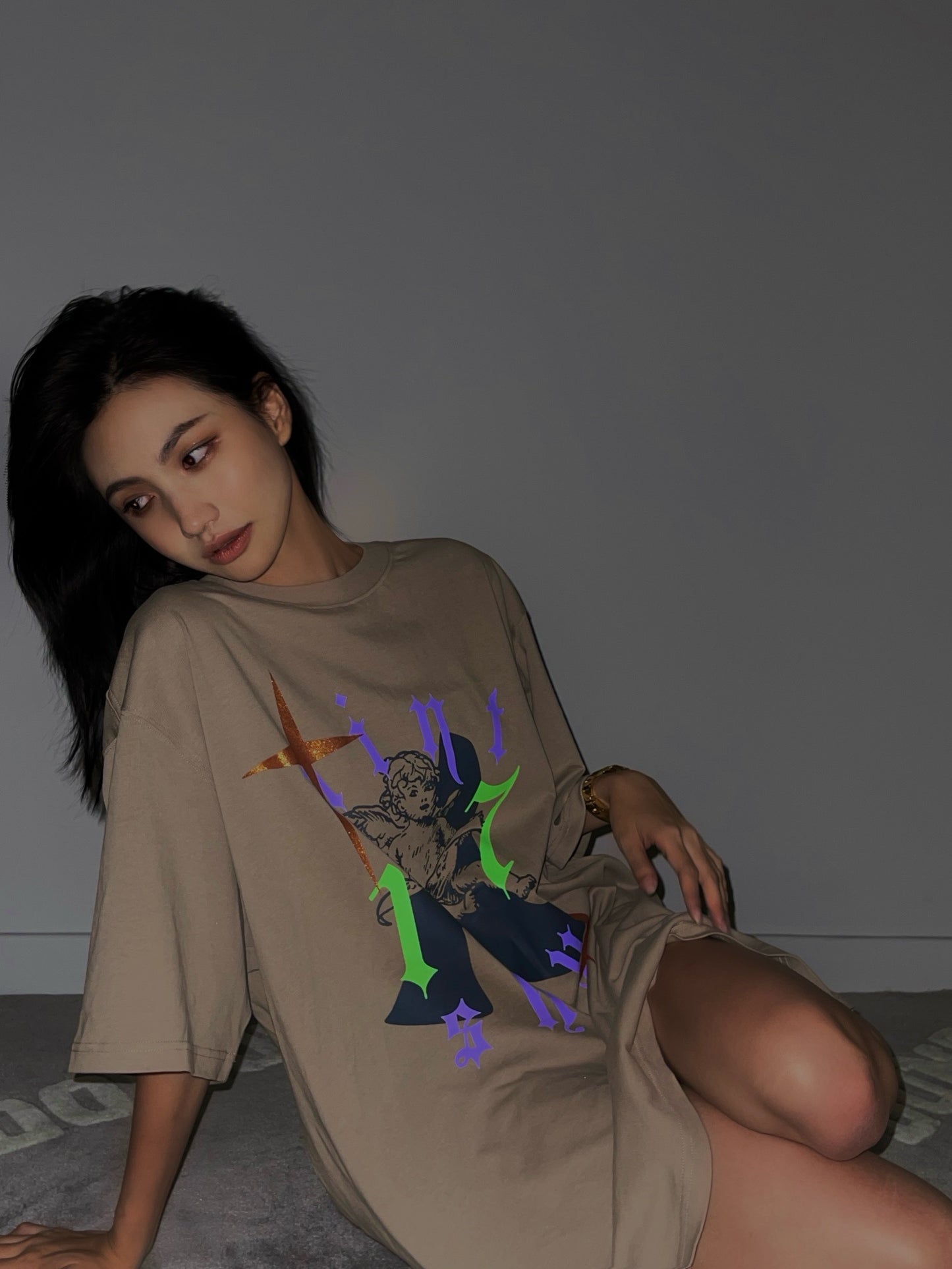 GLITTER CELEBRATION TEE( 3 COLORS )