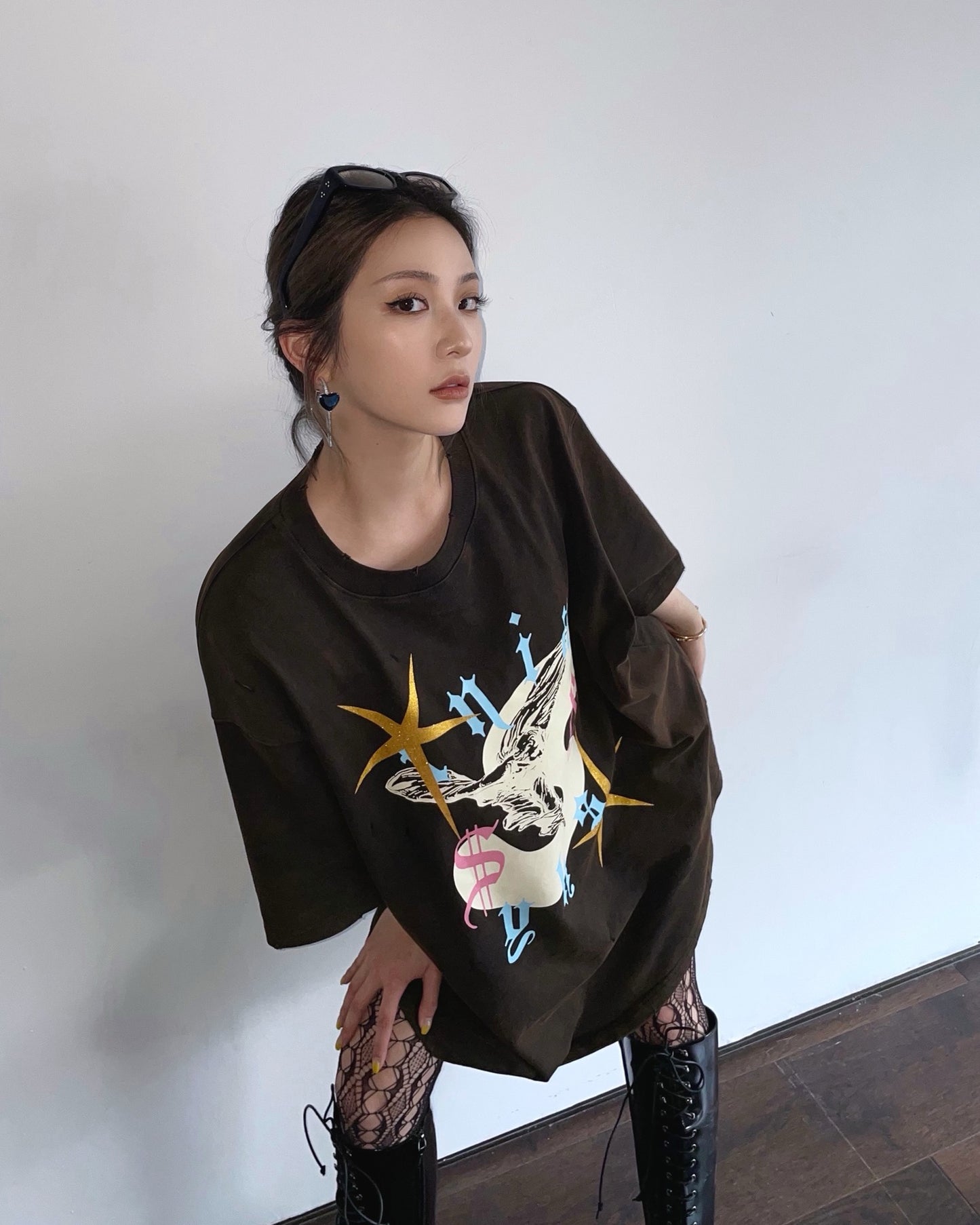 GLITTER CELEBRATION TEE( 3 COLORS )