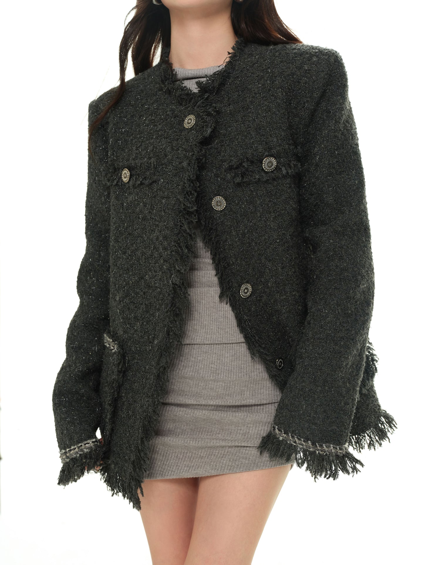 CELEBRITY STYLE TWEED JACKET