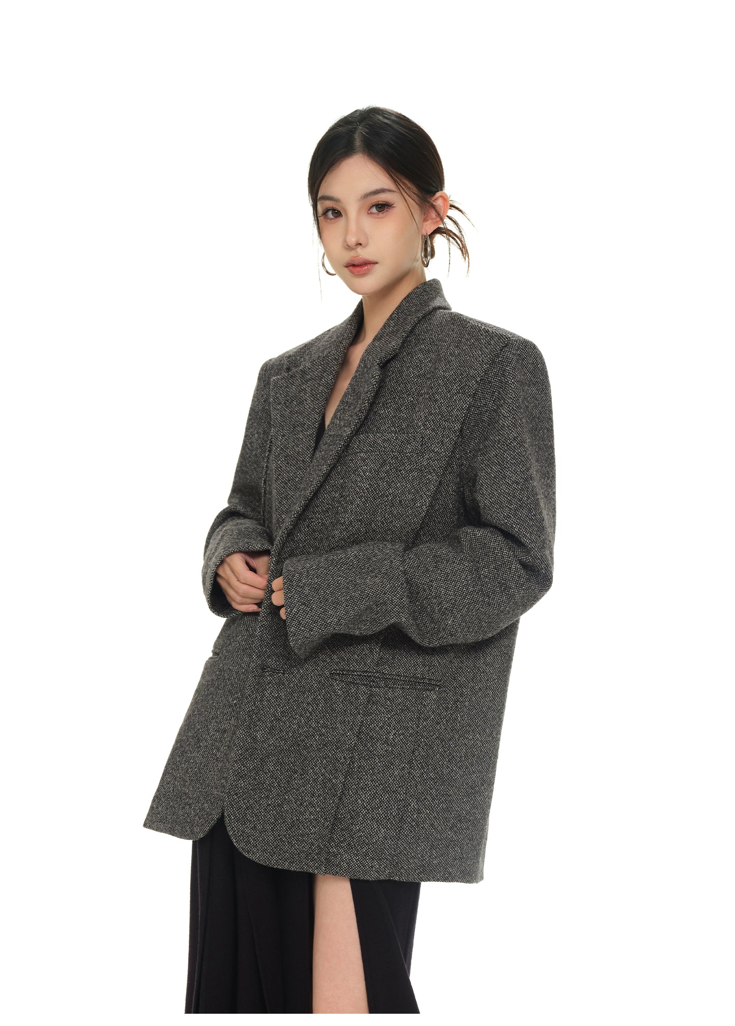 HIGH-GRADE WOOL SUIT JACKET