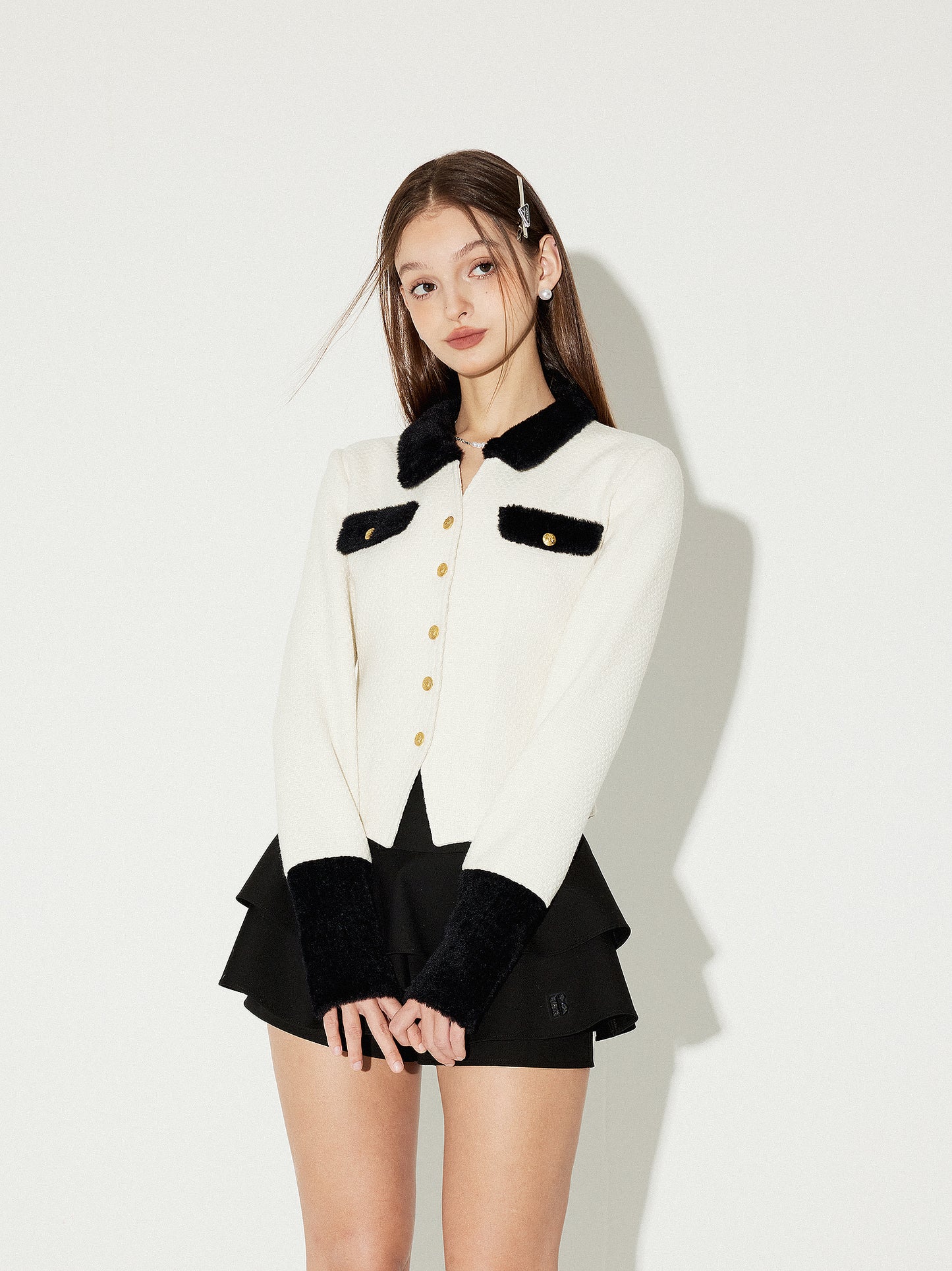 CELEBRITY STYLE MINI SKIRT SET UP