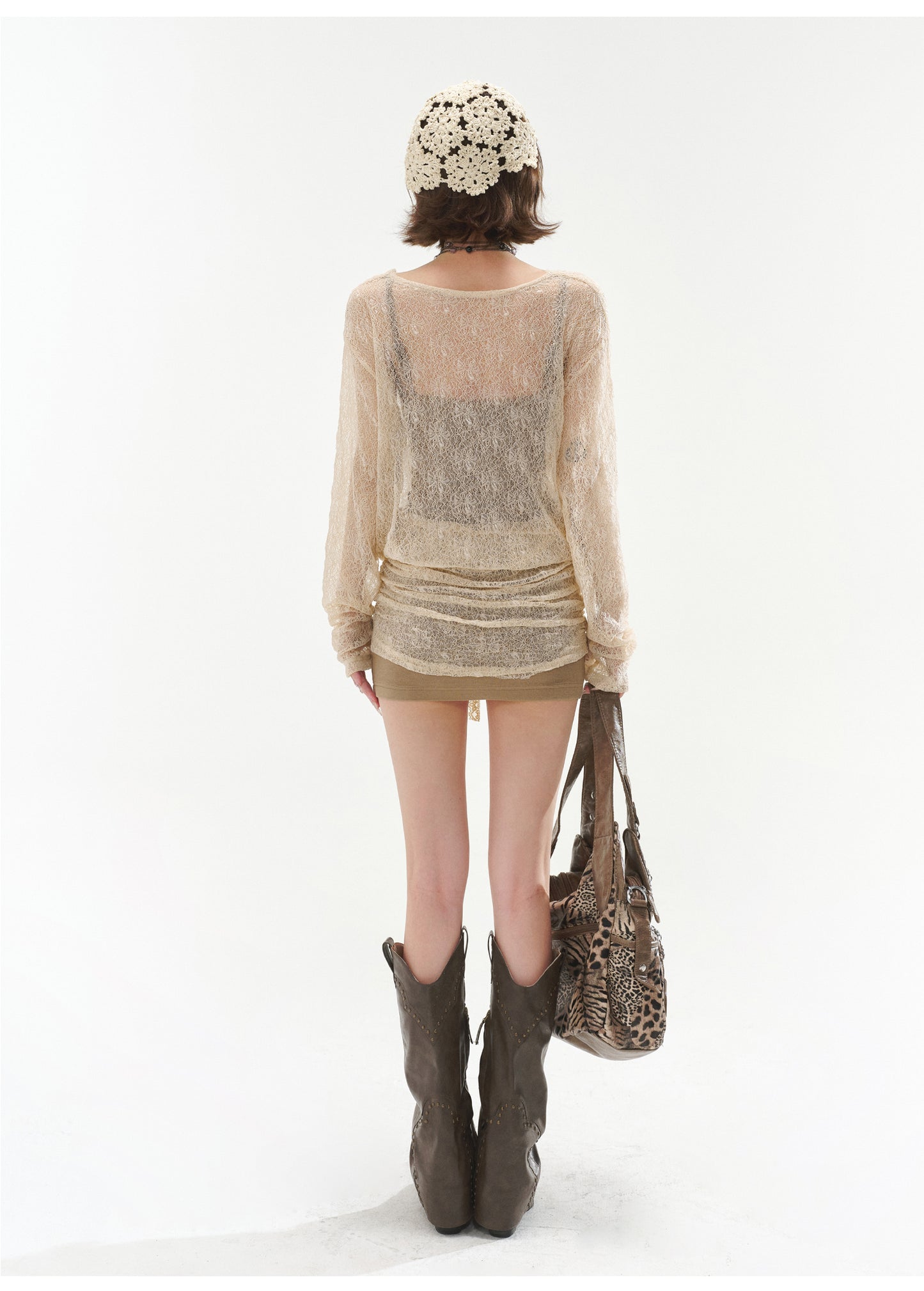 LAZY STYLE OFF-SHOULDER CAPE DRESS
