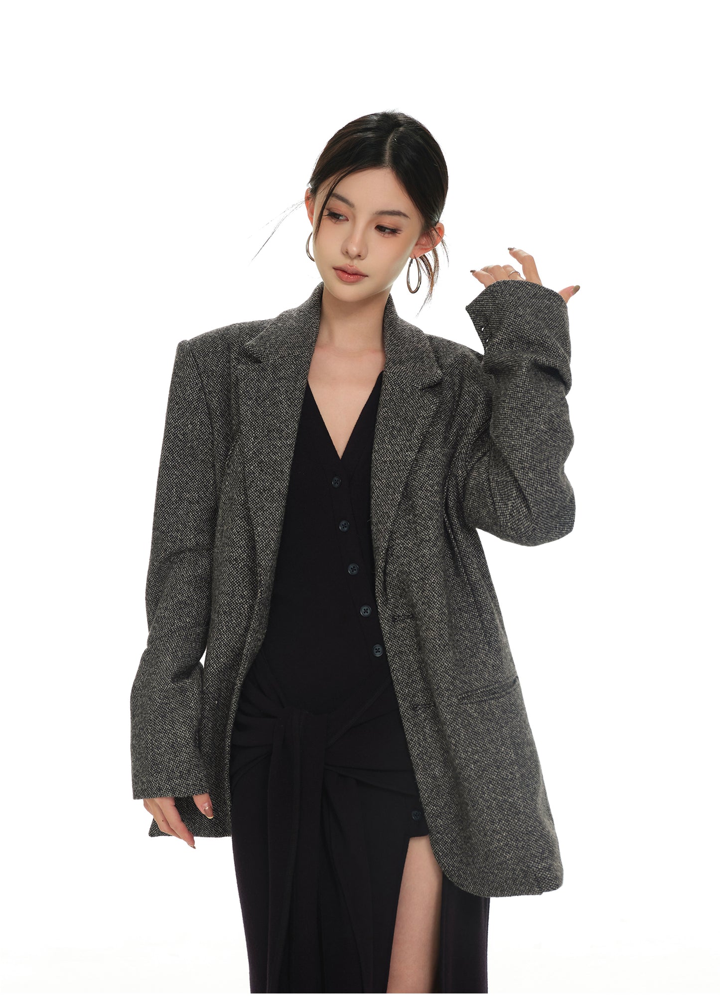 HIGH-GRADE WOOL SUIT JACKET