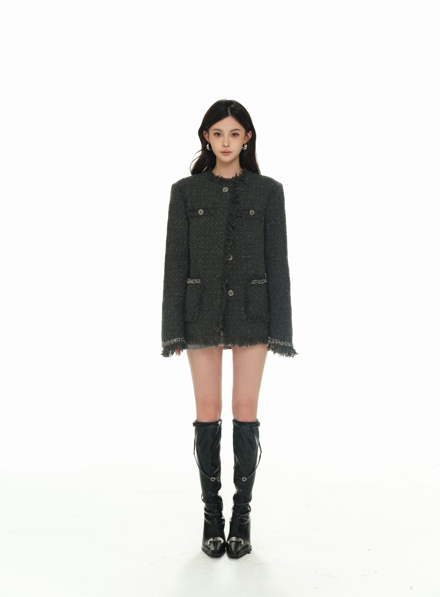 CELEBRITY STYLE TWEED JACKET