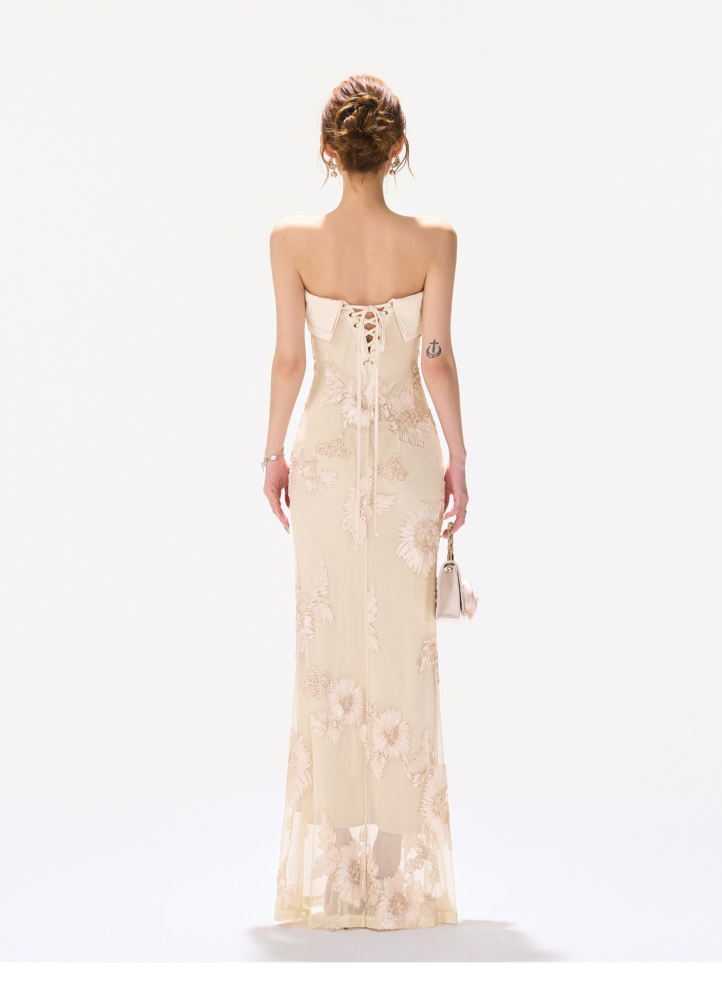 LUXE EMBROIDERY GOWN