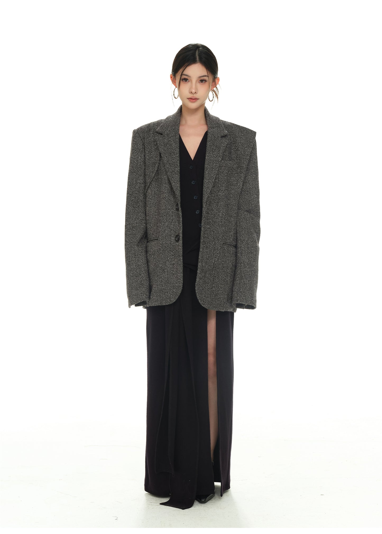 HIGH-GRADE WOOL SUIT JACKET
