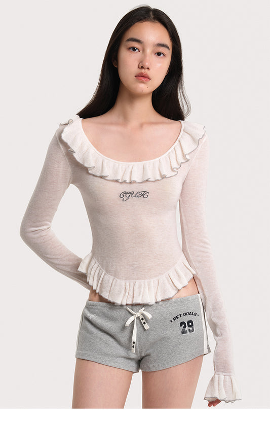 100% SHEEP WOOL SLIM FIT TOP