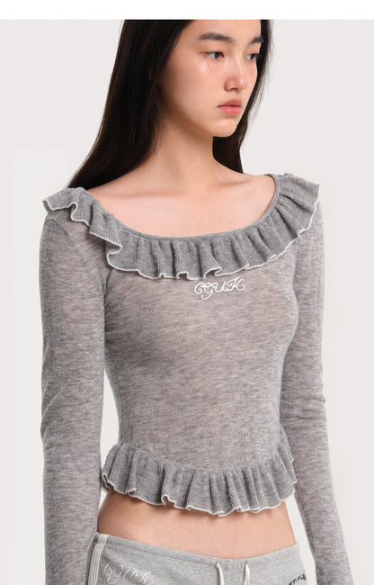 100% SHEEP WOOL SLIM FIT TOP