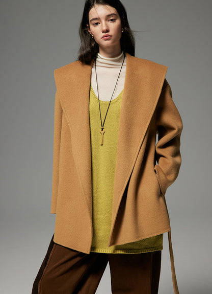 MERINO WOOL PRECISION SHORT COAT