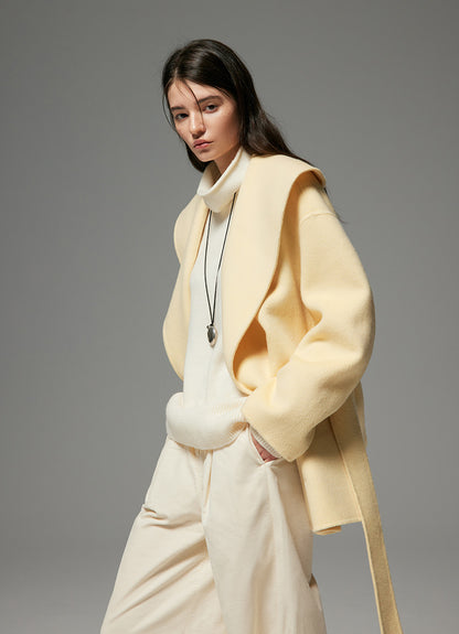 MERINO WOOL PRECISION SHORT COAT