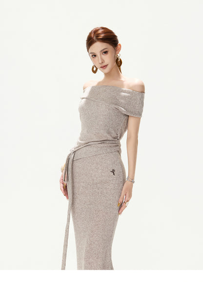 MIST SAGE DRAPED KNIT SET