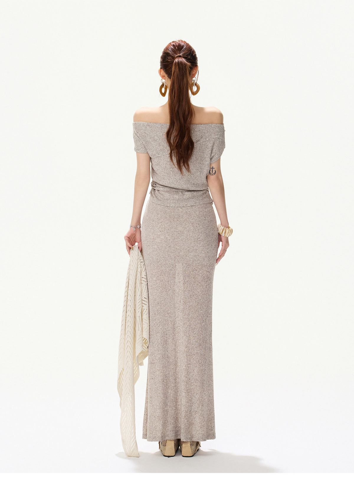 MIST SAGE DRAPED KNIT SET