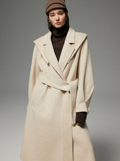 DETACHABLE HOOD DESIGN TWO-PIECE COAT