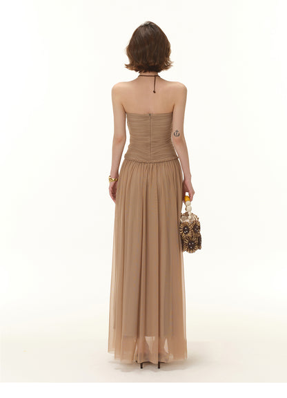 GREEK GODDESS TUBE TOP DRESS