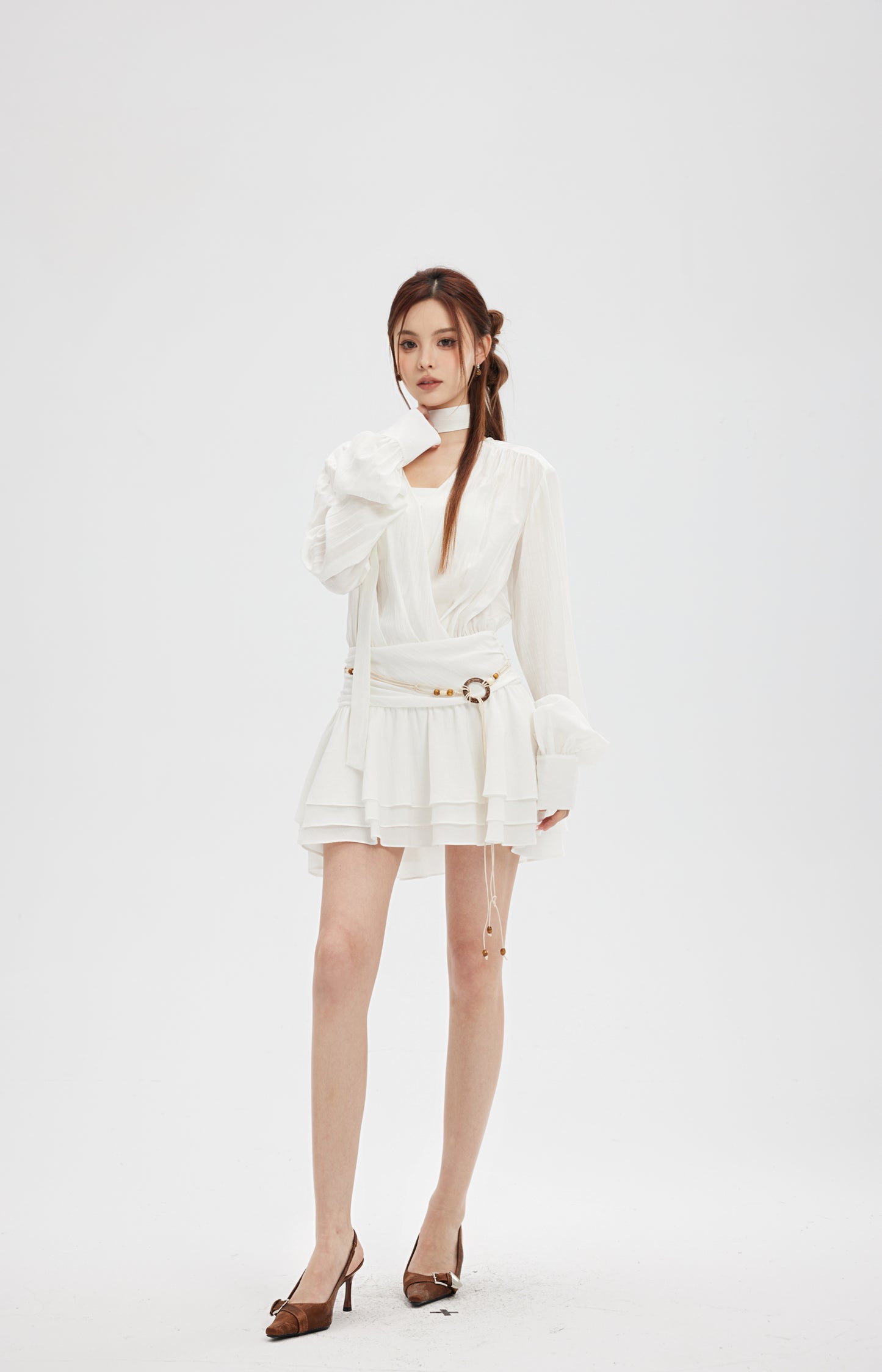 WHITE SHIRT DRESS