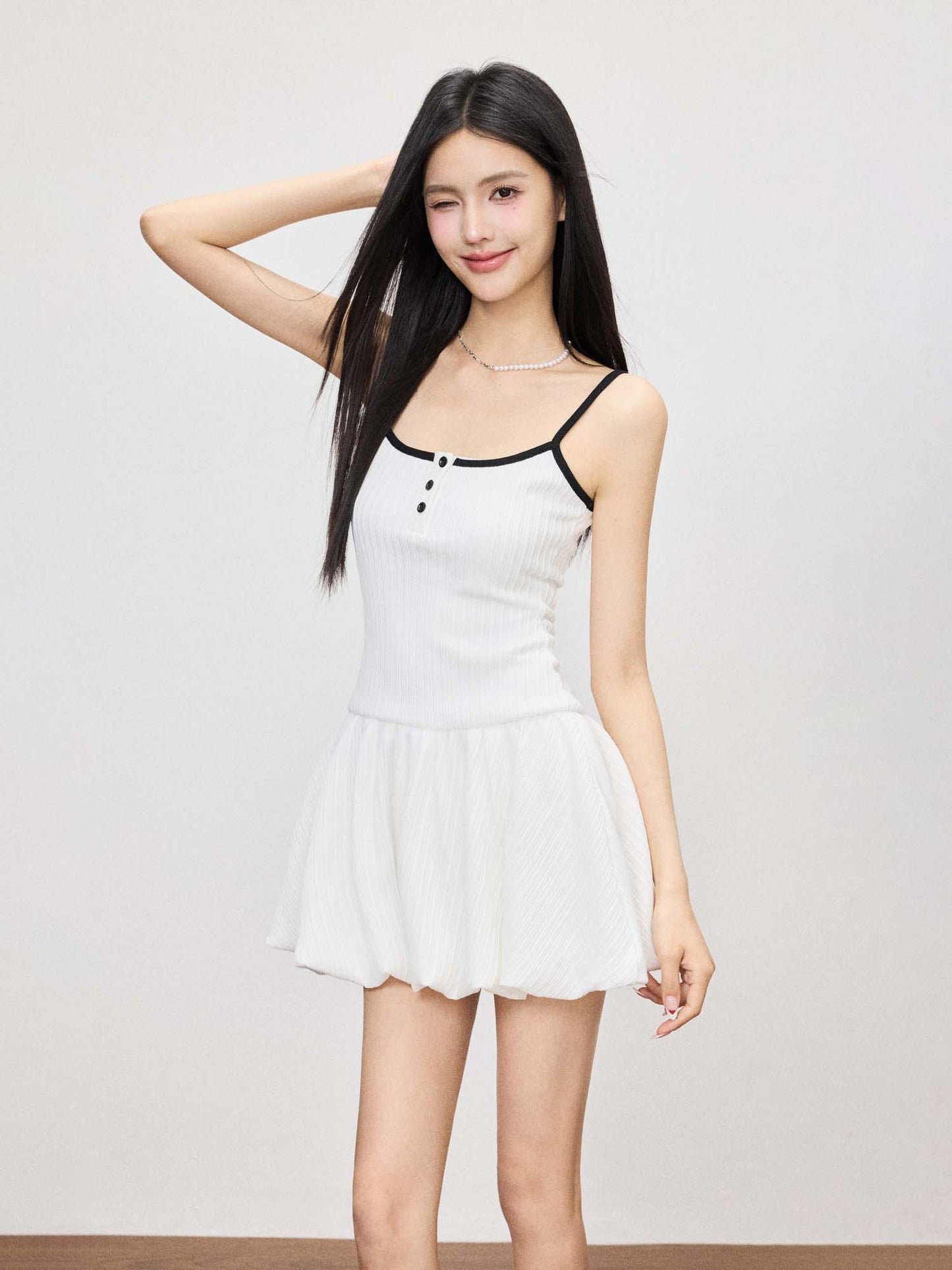 RIB CAMISOLE DRESS