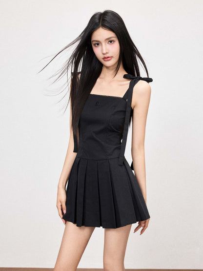 SIDE WAIST HOLLOW LITTLE BLACK DRESS