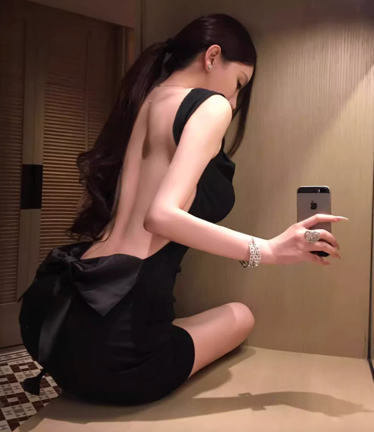 CELEBRITY STYLE SLIM WAIST HIP DRESS