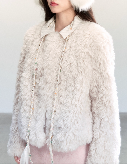 LIGHT ECO-FRIENDLY FUR COAT