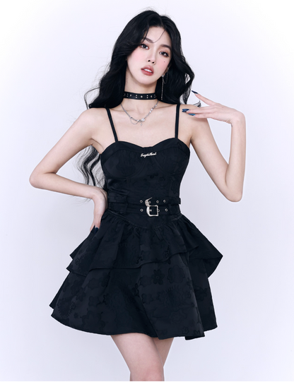 ROCKBABE JACQUARD DRESS