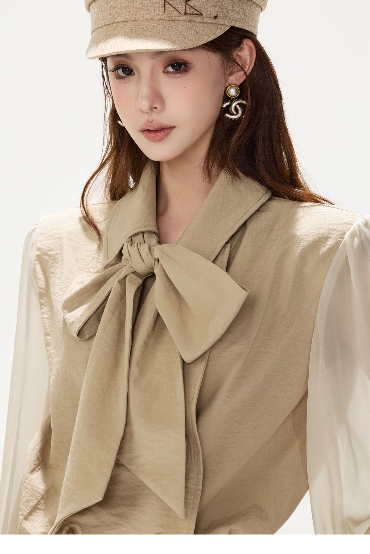 FRENCH BOW TRENCH MINI DRESS