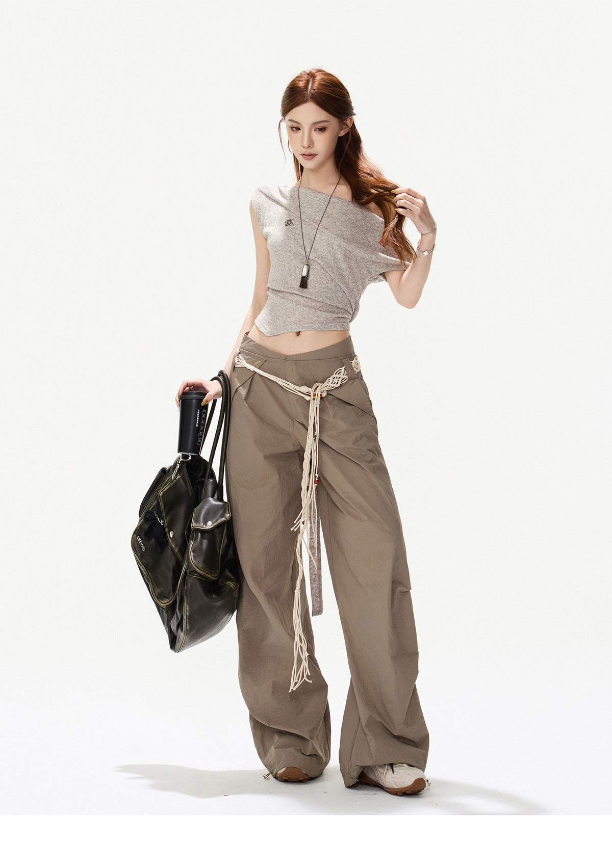 MIST SAGE DRAPED KNIT SET