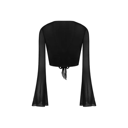 S-15 / LAPE MESH TOP & MINI SKIRT