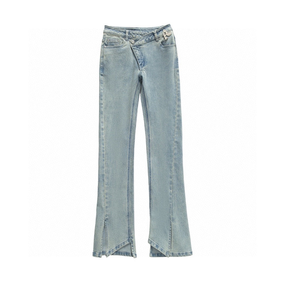 SPLIT BOOT CUT DENIM ( 3 COLORS )