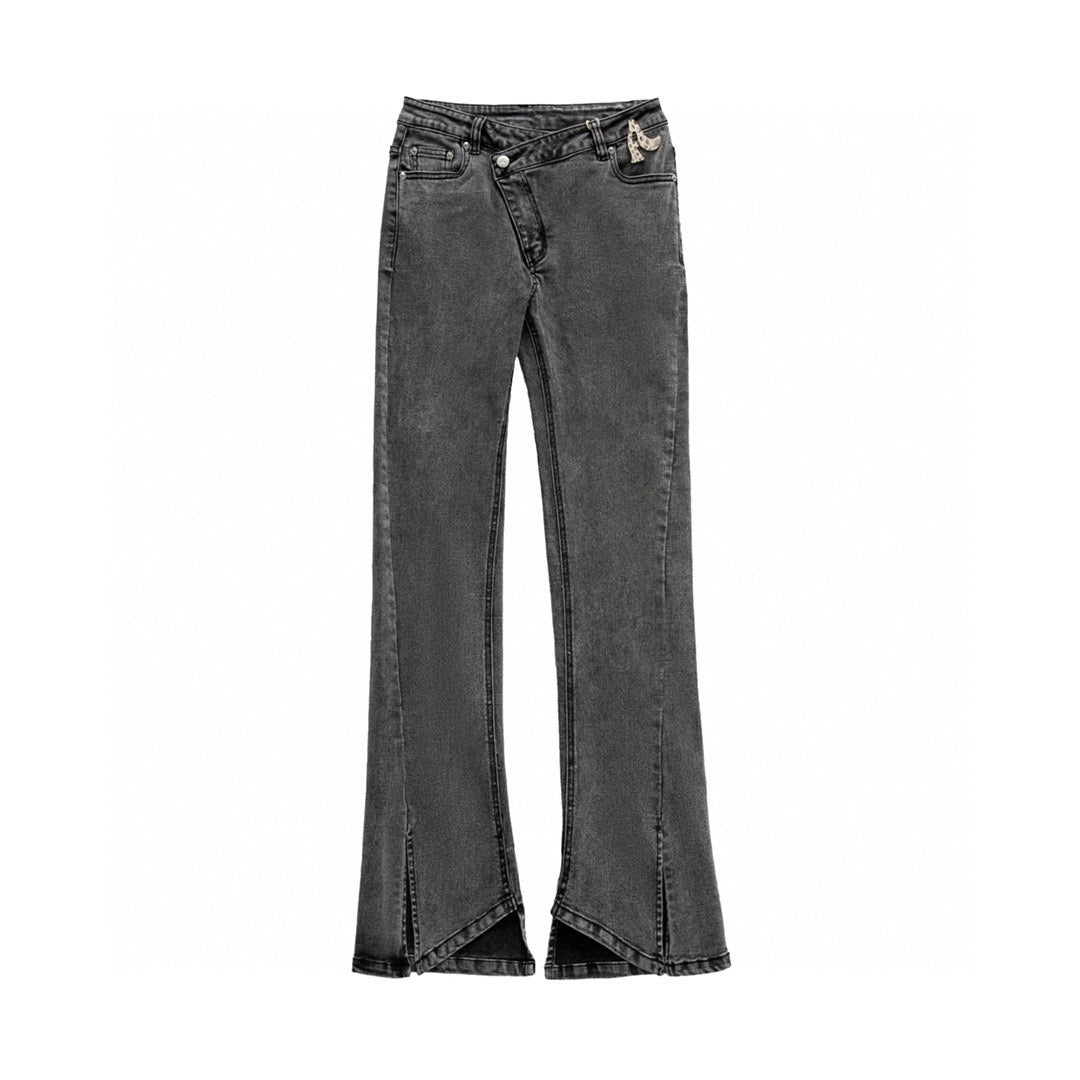 SPLIT BOOT CUT DENIM ( 3 COLORS )