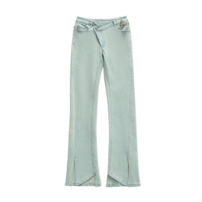 SPLIT BOOT CUT DENIM ( 3 COLORS )