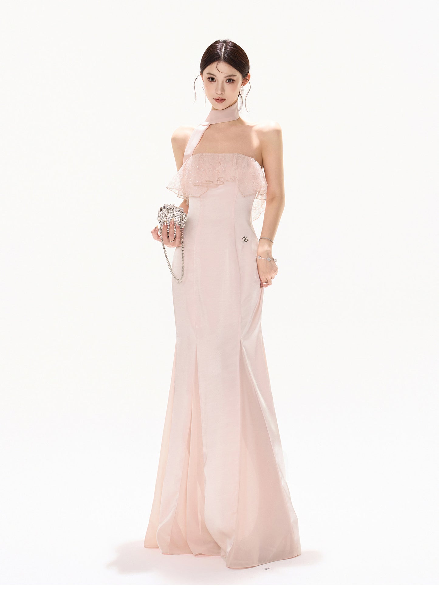 【日本在庫 】SATIN MERMAID DRESS