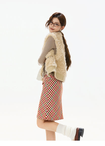 REVERSIBLE SHEARLING SUEDE VEST